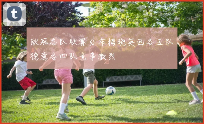 欧冠各队联赛分布揭晓英西各五队德意各四队竞争激烈